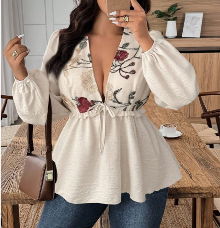 Petal Stitch Blouse