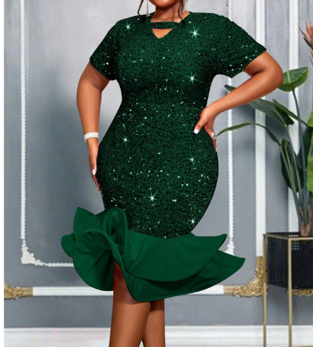 Ruffle Radiance Gown