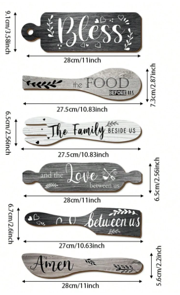 Rustic Blessings Wall Set - Image 3