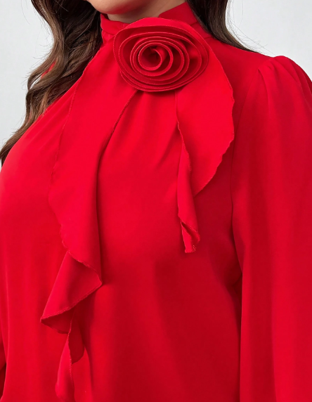 Blossom Couture Collar Top - Image 4