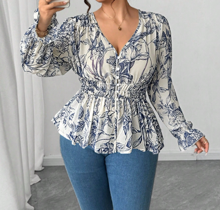 Garden Grace Ruffle Top - Image 4