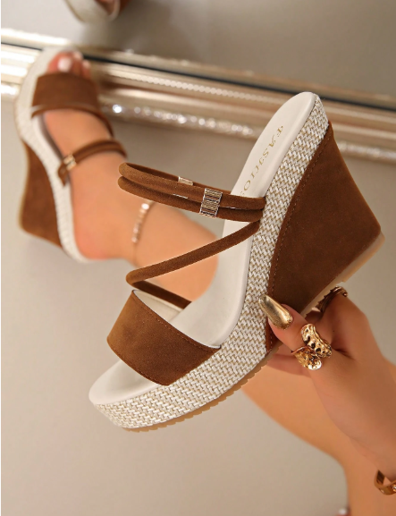 Amour Suede Platform Heels - Image 4