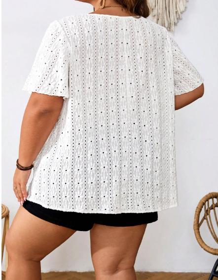 Lacegarden Square Neck Blouse - Image 3