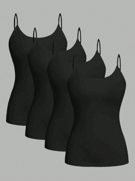 Curve Essential 4-Pack Cami Tops