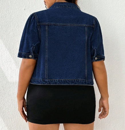 Ripped Detail Denim Jacket - Image 3