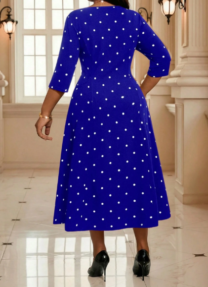 Polka Romance Dress - Image 3