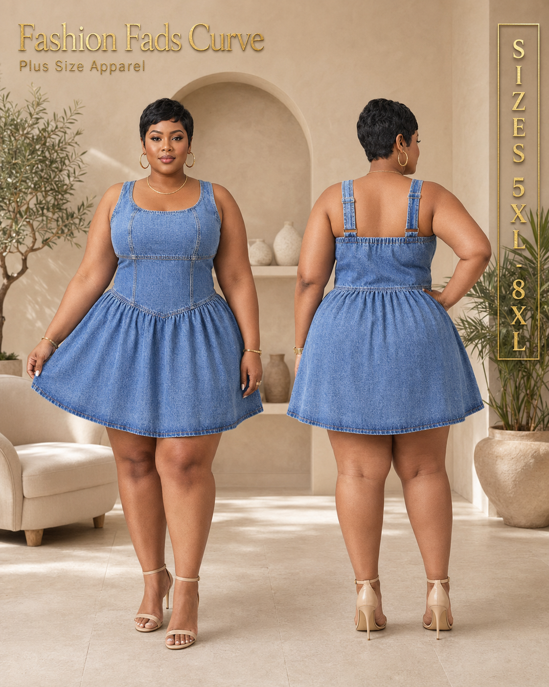 Western Belle Denim Dress